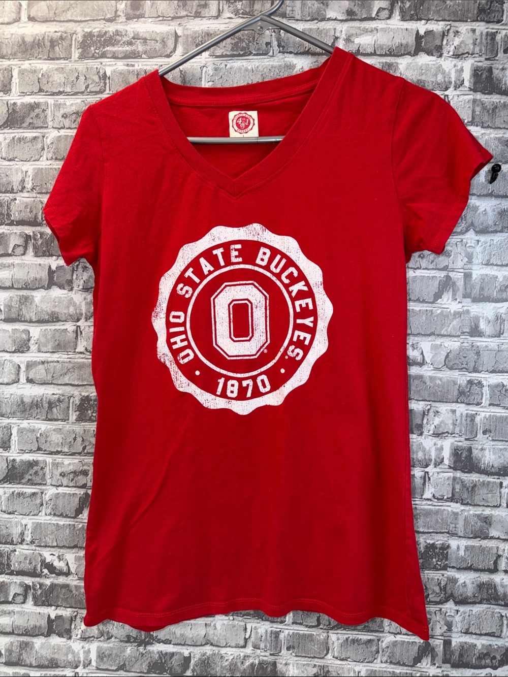 Ohio State Buckeyes Red Graphic Tee